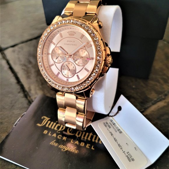 Juicy Couture Women's 1901106 Pedigree Rose Gold Watch - Picture 5 of 7